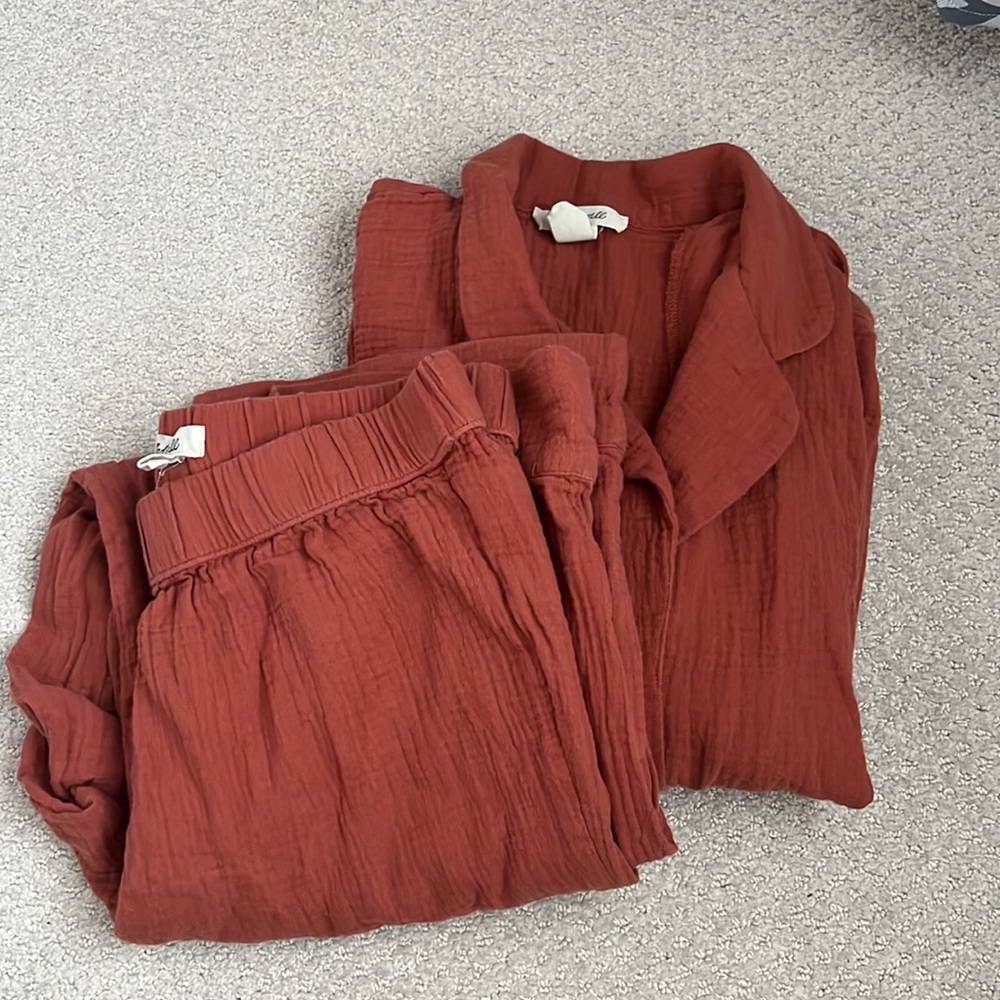 Madewell Linen Pajama Set